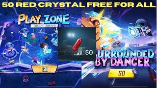 Free 50 Red Crystal | Surrounded By Danger Event | Play Zone Event | Pubg Mobile | Bgmi