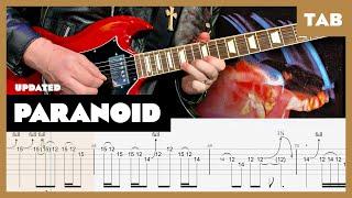 Black Sabbath - Paranoid - Guitar Tab (remake) | Lesson | Cover | Tutorial