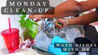 Monday Cleaning Motivation | Clean with me | Hand Washing Dishes | #cleanwithme