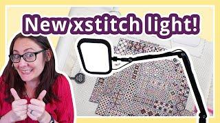 Fixing my cross stitch lighting setup with the Apexel FL25!