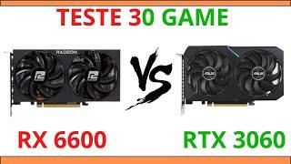 AMD RX 6600 vs Nvidia RTX 3060 | 30 Games Benchmark (1080P/1440P)