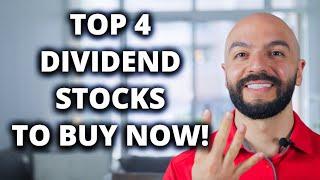 Top 4 Canadian Dividend Stocks To Buy Right Now