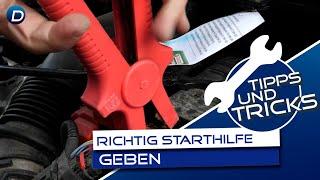 Richtig Starthilfe geben | Autohaus Danner-FiDA