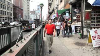 Pouring on the Pounds - Man Walking Off Soda - NYC Health Anti Sugar Drinks