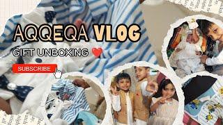 New baby aqqeqa vlogs, baby ko dhare sary gifts Mily