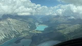 Samedan Airport (LSZS) Approach&landing rwy 03