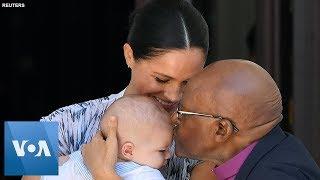 Harry, Meghan and Royal Baby Archie Meet South Africa's Archbishop Tutu