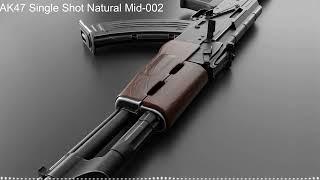 AK47 Single Shot Natural Mid 2 - Sound effect for editing