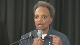 Chicago Mayor Lori Lightfoot holds re-election campaign rallies with a little more than a week until