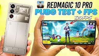 Redmagic 10 Pro - 120 FPS PUBG Test with FPS!  Heating & Battery Drain 