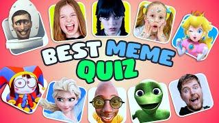 GUESS MEME SONG & WHO'S SINGINGSkibidi Toilet, Gedagedi, Elsa, Salish Matter | BEST MEMES EVER