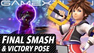 Sora's Final Smash + Victory Pose in Smash Bros. Ultimate!