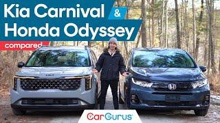 2025 Kia Carnival vs 2025 Honda Odyssey | Which is the BETTER Family Hauler?