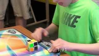 1.69 2x2 Rubik's Cube (Former) World Record Average! - Rami Sbahi (Guinness World Record!)