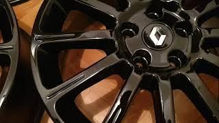 Renault Clio RS 195 197 Rims Felgen Metallic Black Schwarz