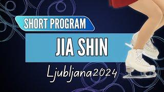 Jia SHIN 신지아 (KOR) | Junior Women Short Program | Ljubljana 2024