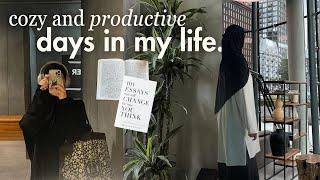 Productive days in my life: job interview, habits & routines 