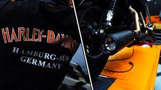 MONTAGE meiner KessTech Anlage bei Harley Davidson HAMBURG SÜD | Zu Besuch bei... HD HH Süd