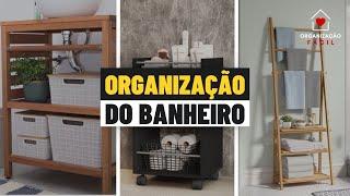 15 DICAS INCRÍVEIS PARA ORGANIZAR BANHEIRO PEQUENO