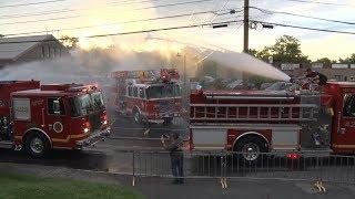 Nanuet,NY Fire Department Dual Wetdown 6/9/18