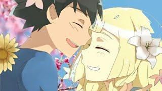 Ash X Lillie Pokemon [AMV] Beautiful in White 