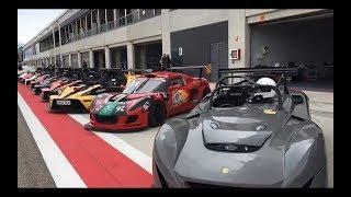 Track cars parking at Motorland