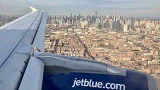 NEW YORK CITY LaGuardia Landing – JetBlue Airways – Airbus A320-232 – N779JB – KPBI - KLGA