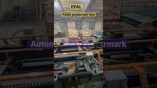 #Pallet production #line #wooden #automatic