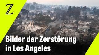 Aufnahmen der zerstörerischen Flammen in Los Angeles