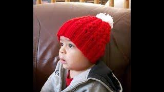 How to knit a baby hat different sizes