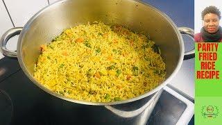  PARTY FRIED RICE RECIPE:EASY STEP BY STEP GUIDE FOR BEGINNERS