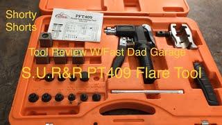 Brake line flare tool-S.U.R&R PT409 Tool Review W/ Fast Dad Garage