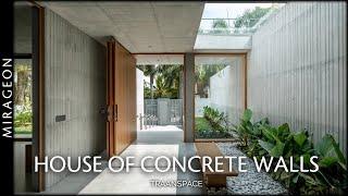 A Minimalist Garden Home in the City | House of Concrete Walls