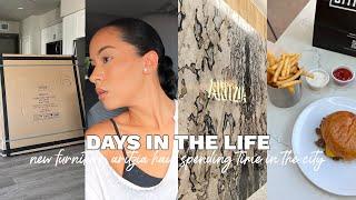 VLOG: New Furniture, Aritzia Haul, Spending Time In The City | Marie Jay