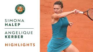 Simona Halep vs Angelique Kerber - Quarter-Final Highlights I Roland-Garros 2018