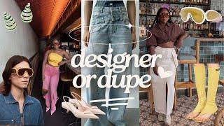 Designer or Dupe | Trendiest Fall 2023 Fashion Items and The Best Dupes on the Market