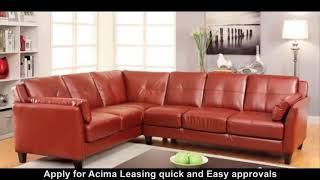 CM6268RD 2 pc peever mahogany red leatherette "L" shaped sectional sofa set