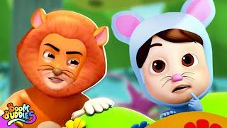 Story of Lion And The Mouse, Kids Cartoons + More Rhymes & Baby Songs