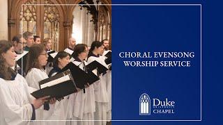 Choral Evensong Worship Service - 12/15/24