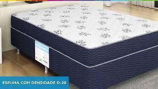 Cama Box Casal Ortobom Conjugado 43x138x188cm - Physical Blue