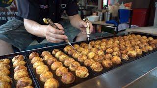 Amazing Skill of Takoyaki Master / korean street food