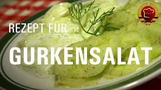 2 schnelle Varianten für klassischen Gurkensalat (DDR Rezept)