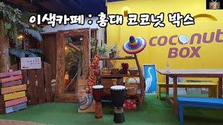 [이색카페] 홍대 코코넛 박스(Coconut Box).하와이야? 발리야?