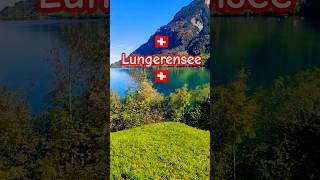  Lungerensee️#mychannel #travel #my #nature #swiss #mylife #home #swisstravel #lake #life #suisse