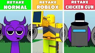 Incredibox Sprunki - RETAKE VS RETAKE ROBLOX VS RETAKE CHICKEN GUN | New mods