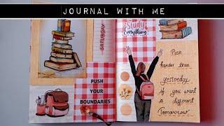 study journal with me | #journal #scrapbooking #shorts