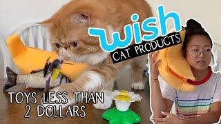 TESTING CHEAP CAT PRODUCTS FROM WISH PART 1 | SVEN AND ROBBIE