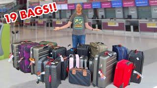 Saying Goodbye: Checking In 19 BAGS on a Flight!