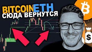 БИТКОИН  ЭФИР - ПОЧЕМУ BTC ОБЯЗАН ВЕРНУТЬСЯ К 92 ETH К 1800 ПЕРЕД РОСТОМ!