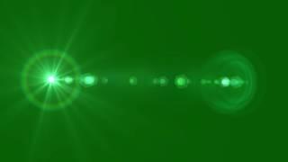 Lens Flare Green Screen - Royalty Free Footage